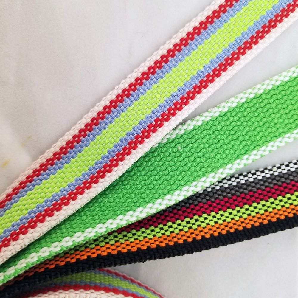 Multicolor Fun | 3x Canvas Ribbon Belts - Picture 3 of 3